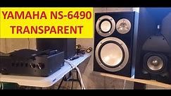 Yamaha NS-6490 Bookshelf Speaker Review. TRANSPARENT. Flawed but still Good. Compared to JBL 530.