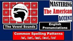 The Vowel Sounds | Common Spelling Patterns /u/, /ər/, /aɪ/, /aʊ/, /ɔɪ/ | American Accent