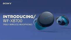 Introducing the Sony WF-XB700 EXTRA BASS™ Truly Wireless Headphones