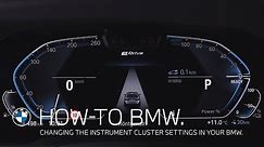 How to change the instrument cluster settings in your BMW – BMW How-To
