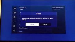 How to Reset Samsung TV