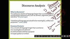 Discourse Analysis and Four major questions in Discourse Analysis ||Text vs Discourse||Lecture||PPSC