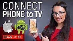 How to Connect Android and iPhones to TVs with USB – DIY in 5 Ep 191
