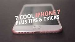 7 Cool iPhone 7 Plus Tips and Tricks | TechHowTo