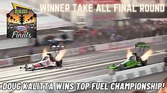 Doug Kalitta Wins 2023 NHRA Top Fuel World Championship | 2023 IN-N-OUT Burger NHRA World Finals | RallyPoint