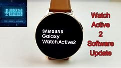 Galaxy Watch Active 2 - Software Update for GPS, Battery and Virtual Bezel! - Jibber Jab Reviews!