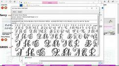 Installing fonts for Cricut Design Space on Windows 10