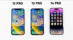 iPhone 12 Pro Vs 13 Pro Vs iPhone 14 Pro | SPEED TEST (2023)