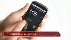 Google Nexus One UI demo on video