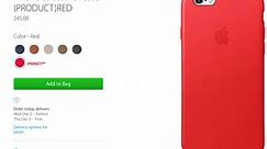 Apple iPhone 6s Leather Case now available in (PRODUCT)RED - 9to5Mac