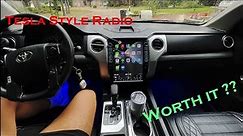 Tesla Style Android Radio 2024 With (CarPlay) Install & Overview - Toyota Tundra