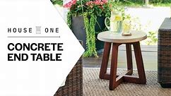 How to Build a Concrete End Table | House One | This Old House