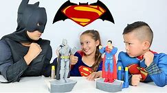 Batman Vs Superman Toys Dawn Of Justice Family children Superhero Fun Game With Ckn Toys