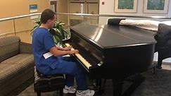 Nurse Plays Piano in Thomas Jefferson University Hospital