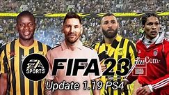 [PS4] FIFA 23 Update 1.19 save data 11 June transfer PS4 Hen