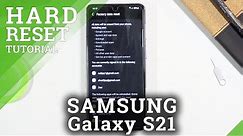 Samsung Galaxy S21 Factory Reset - Restore Defaults on Galaxy S21 Phone Using Device Settings