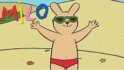 Milo goes to the beach | Cartoon for kids