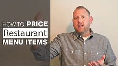 How to Price Restaurant Menu Items