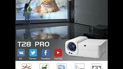 Unicorn T28 PRO LED Projector with Auto Focus 880 ANSI 2+32G 100% off-axis projctor