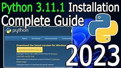 How to Install Python 3.11.1 on Windows 10/11 [ 2023 Update ] Complete Guide