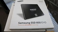 Samsung 850 Evo SSD Install And Review