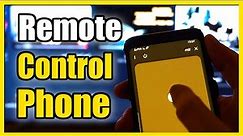 How use Phone as Remote Control on Sony TV Google TV (Iphone or Android)