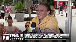 Amanda Anisimova Healthy & Happy to Compete Again | Charleston First Round