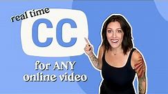 How to Turn on Closed Captions for Any Videos Online
