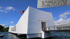 The USS Arizona memorial, Pearl Harbor in Hawaii