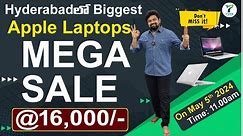 Hyderabad లో Biggest Apple Laptops MEGA Sale | @16,000/- | Hyderabad