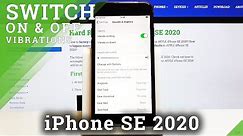 How to Change Vibrations in iPhone SE 2020 - Vibrate on Silent