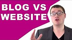 What's the Difference Between a Blog vs Website?