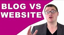 What's the Difference Between a Blog vs Website?