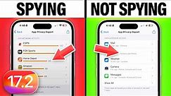 Stop Your iPhone From SPYING On You! [iOS 17.2]
