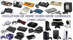 The Evolution of Home Video Game Consoles (1967-2020) (119 CONSOLES /9 GENERATIONS)