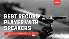 Best Record Players With Speakers To Buy In 2023 || Top 5 Record Player Review