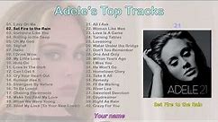 Adele's Top Tracks