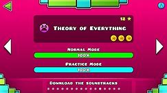 Geometry Dash - Level 12: Theory Of Everything (All Coins)