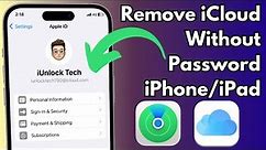 How to Delete iCloud Account Without Password on iPhone & iPad - 2023