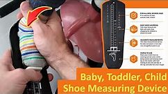 Foot Measuring Device - How to Measure Toddler Shoe Size - Baby Foot Measuring Scale Review