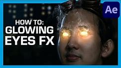 How to Create A GLOWING EYES Effect | After Effects Tutorial