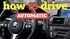 how to drive an automatic car beginners lesson