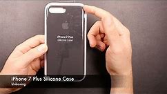 Unboxing & Overview iPhone 7 Plus Silicone Case in schwarz