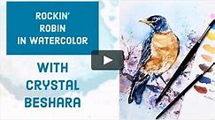 Watercolor How to: Paint a Spring Robin