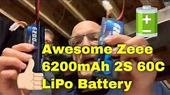 Review: Zeee 6700mAh 2S 60C LiPo Battery