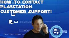 How to contact PlayStation customer support