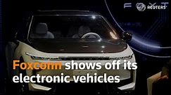 Foxconn shows off its electronic vehicles