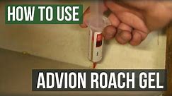 How To Use Advion Roach Bait Gel- Eliminate German Roaches