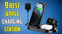 9 Best Apple 3 in 1 Fast Wireless Charging stations Dock for (iPhones, IWatches, and AirPods)