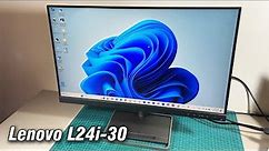 Lenovo L24i 30 FHD Ultra Slim Monitor Unboxing